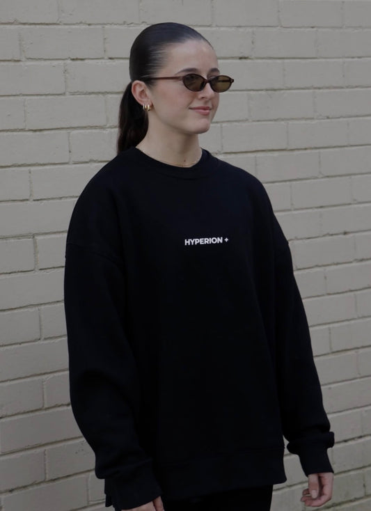 Crew Jumper - Black